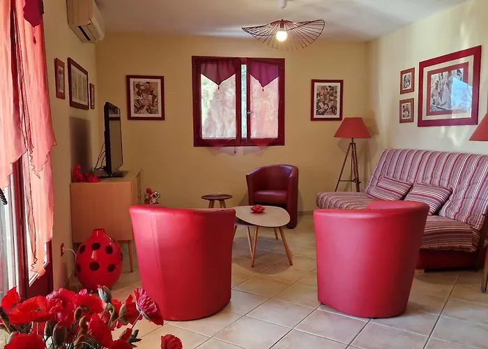 U Melu Grand T3 Rouge En Rez De Jardin Tiuccia