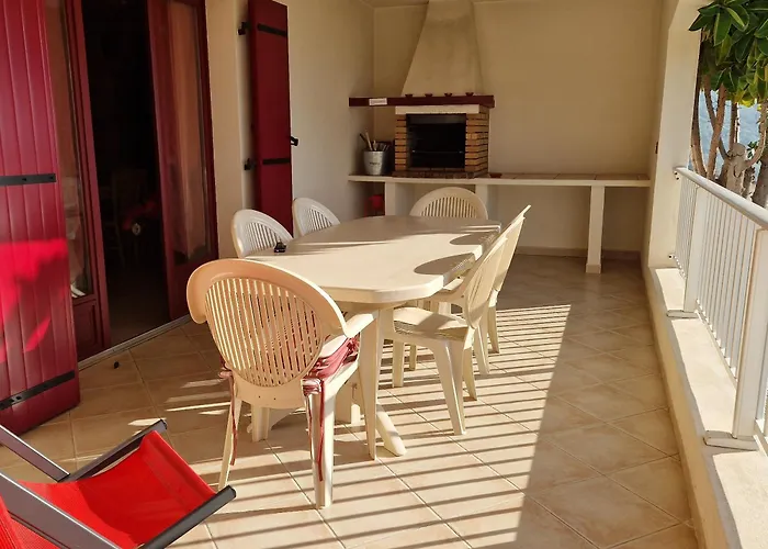 Apartman U Melu Grand T3 Rouge En Rez De Jardin *